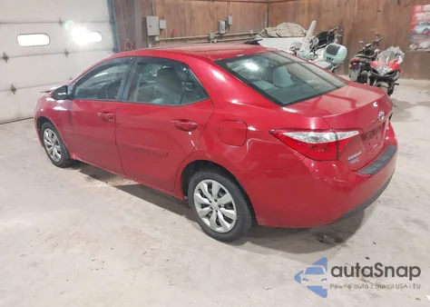 2016 Toyota Corolla Le из США, поврежденный, VIN 2T1BURHE6GC702020